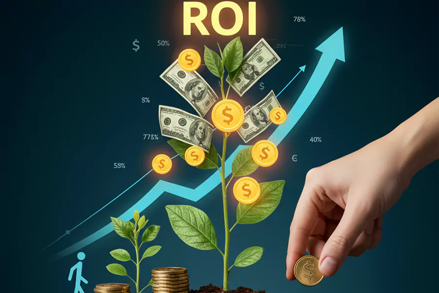 افزایش نرخ بازگشت سرمایه (ROI)