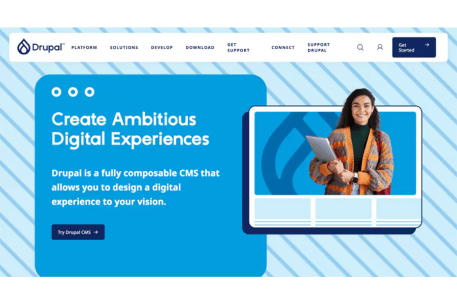 ۲. دروپال (Drupal)