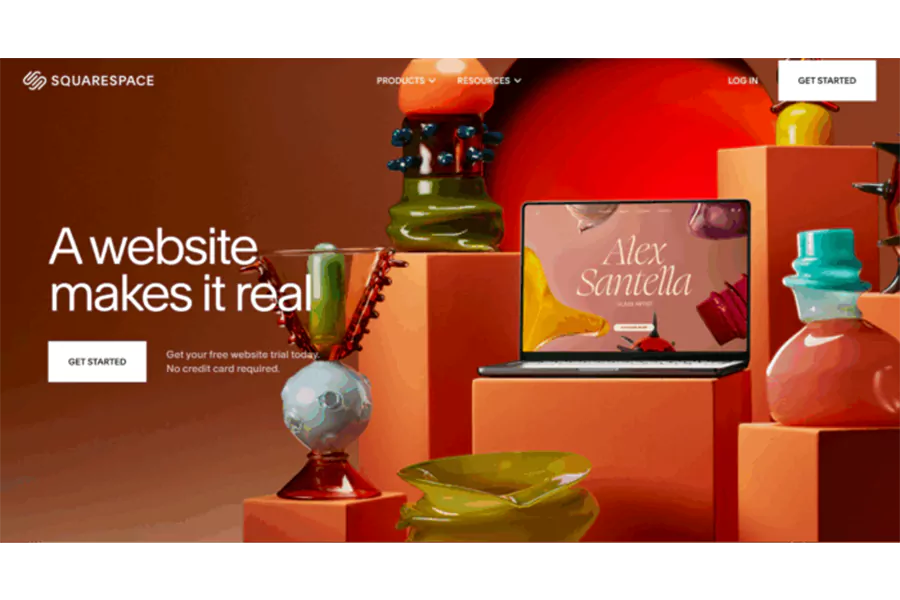 ۶. اسکوئراسپیس (Squarespace)