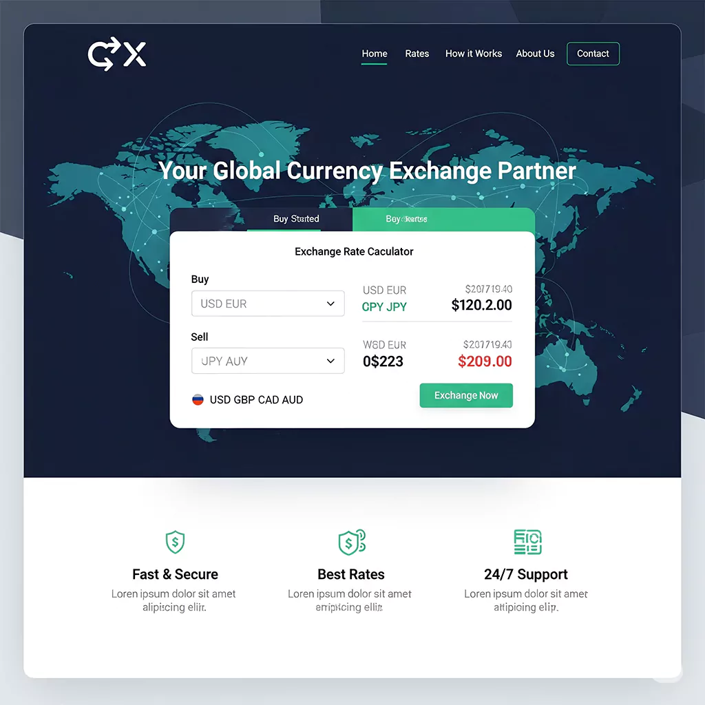 خدمات طراحی سایت صرافی